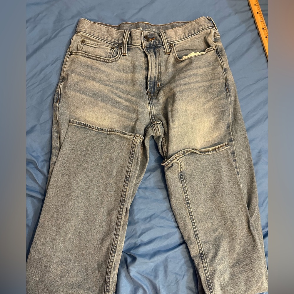 Old Navy women's Light Blue Straight Jeans